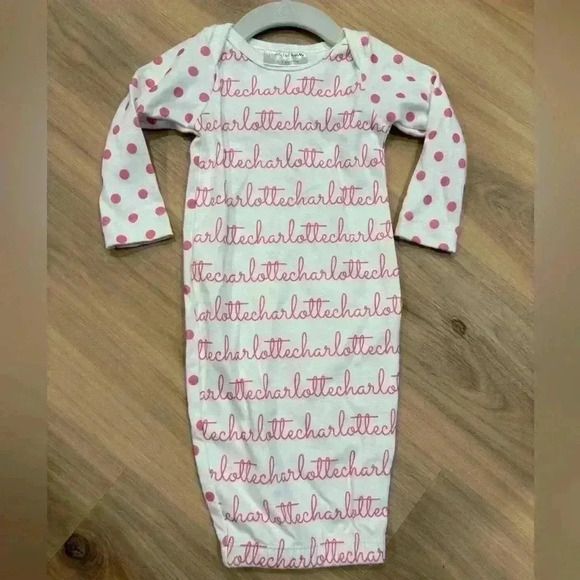 ‘Charlotte” personalized baby sleeping gown - Picture 1 of 3